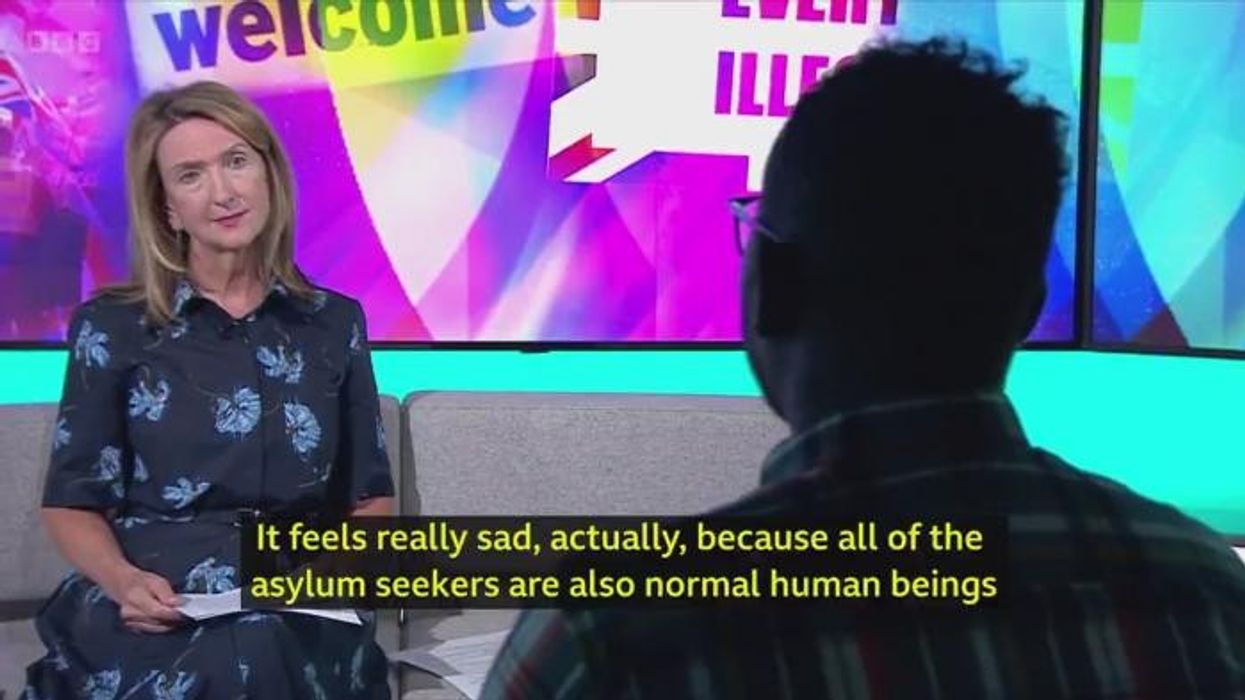 BBC Newsnight sparks 'DEFUND' row as Derbyshire accused of 'scraping barrel' with 'unwelcomed' migrant interview: 'Read the ROOM!'