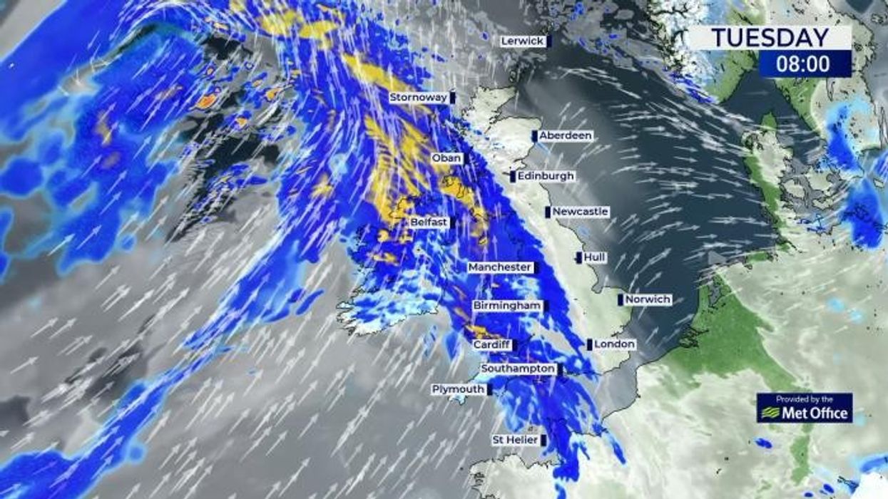 Storm Jocelyn: Met Office weather warning issued as heavy rain to lash Britain