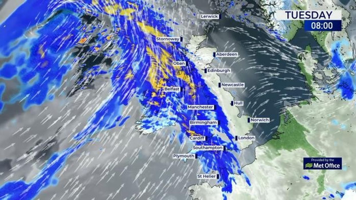 Storm Jocelyn Met Office weather warning issued as heavy rain to lash