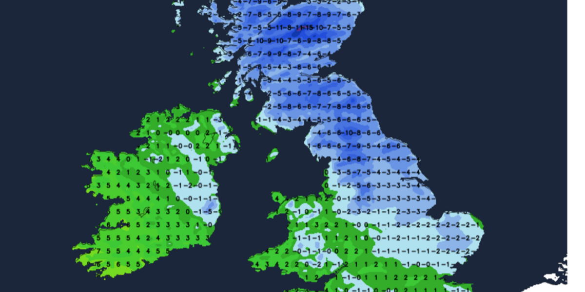 NextImg:UK cold weather: North Sea winds to bring harsh -9C chill as Britain tipped for heavy snow