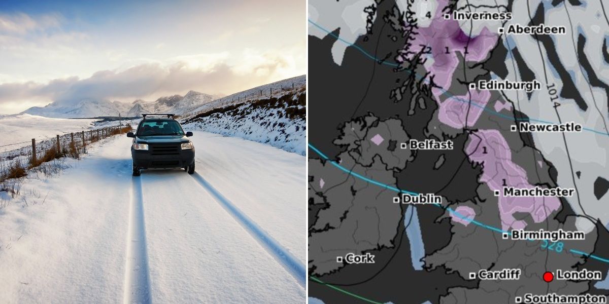 NextImg:UK snow: Britain to be lashed with 10cm of heavy snow as -4C freeze grips nation