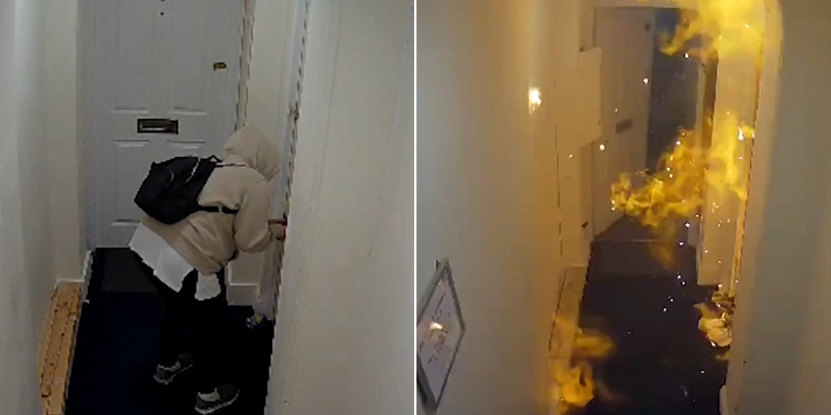 NextImg:WATCH: Woman causes huge explosion in brazen arson attack on ex-boyfriend’s flat