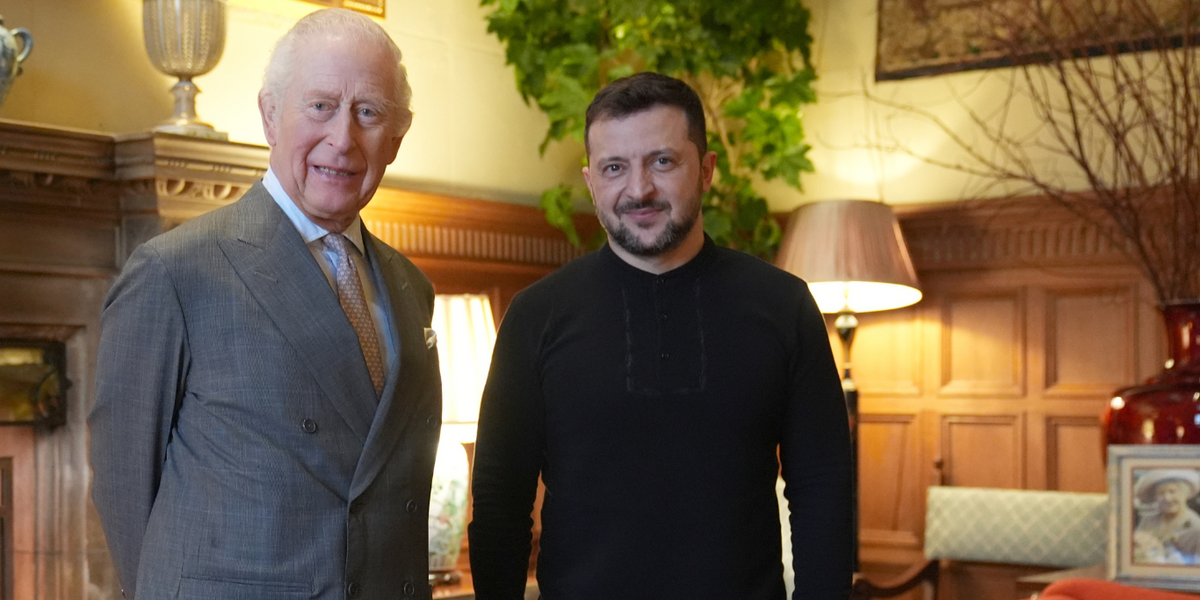 NextImg:King Charles and President Zelensky share warm greeting just days after brutal showdown with Trump