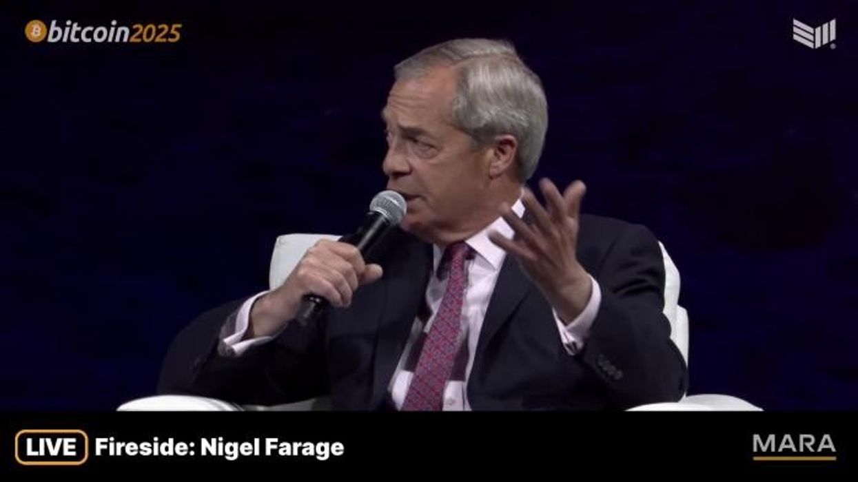 WATCH IN FULL: Nigel Farage hits back at Keir Starmer in Bitcoin speech