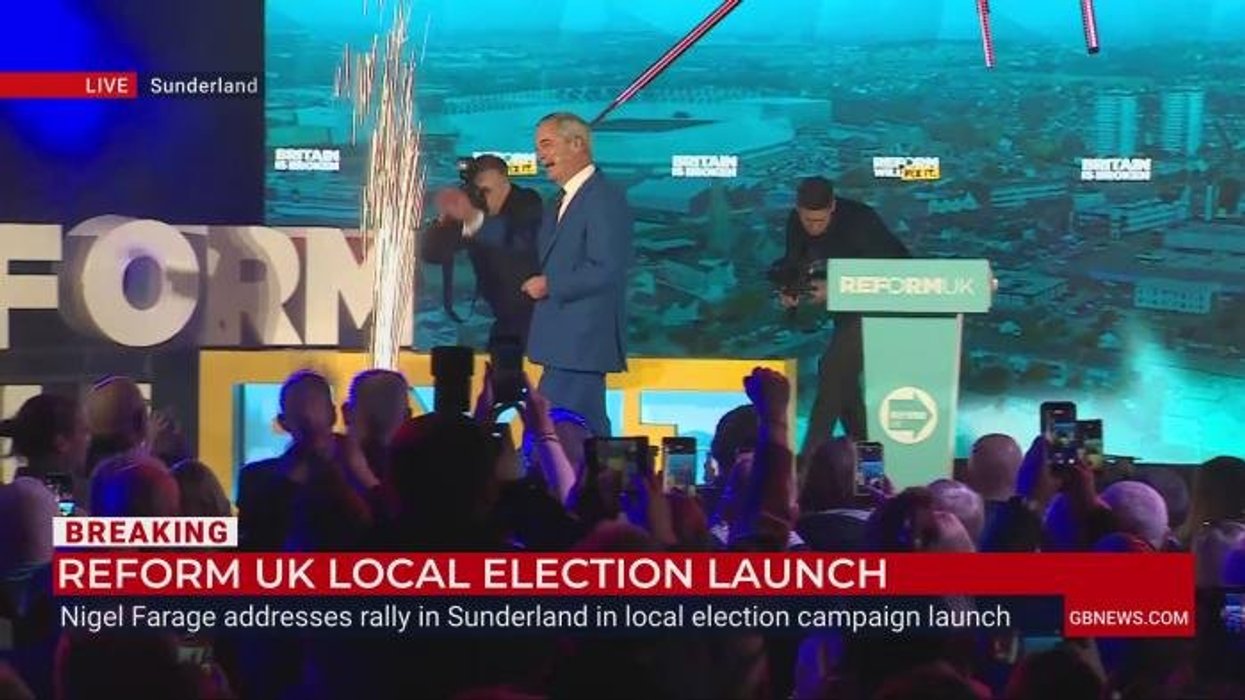 Nigel Farage launches Reform UK's local electio...