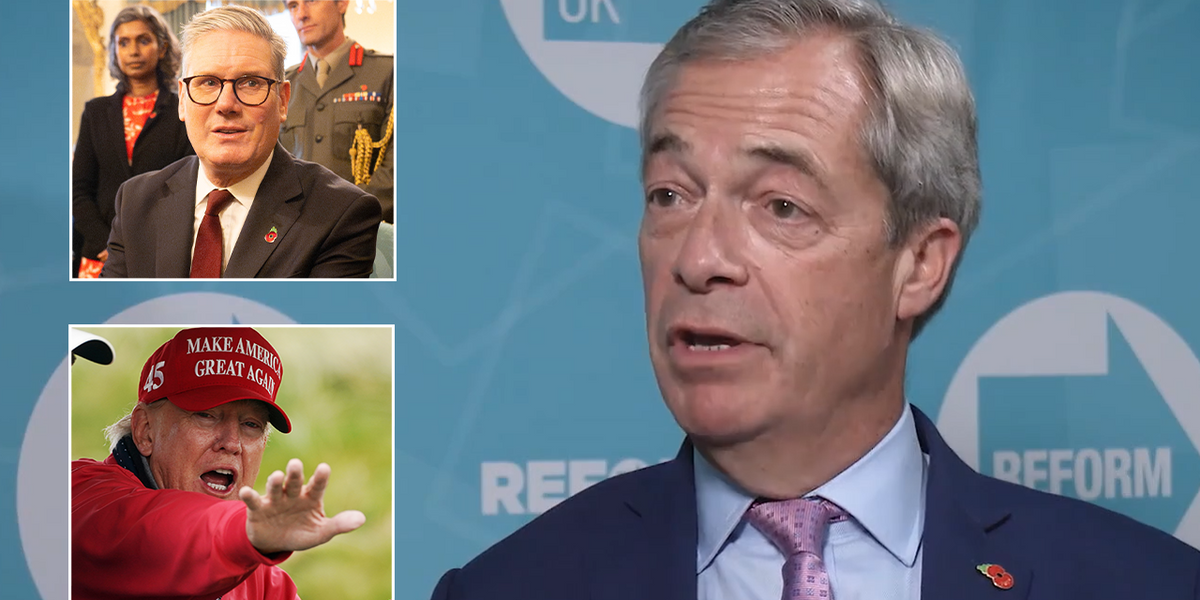NextImg:Nigel Farage: Keir Starmer risks leaving Britain ‘defenceless’ without strong Donald Trump ties