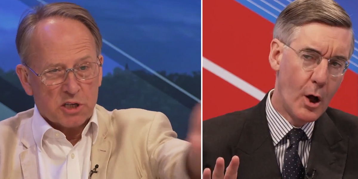 NextImg:Jacob Rees-Mogg in tense row with Michael Crick over GB News ruling