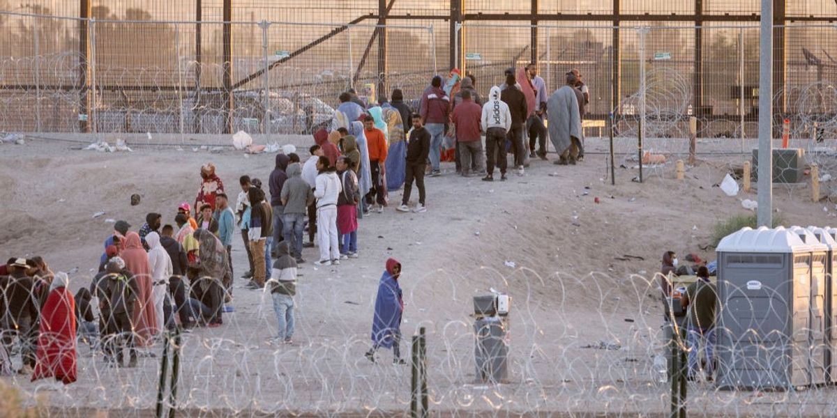 NextImg:US migrant crisis: Texas sees huge fall in border crossings - but now the problem lies elsewhere