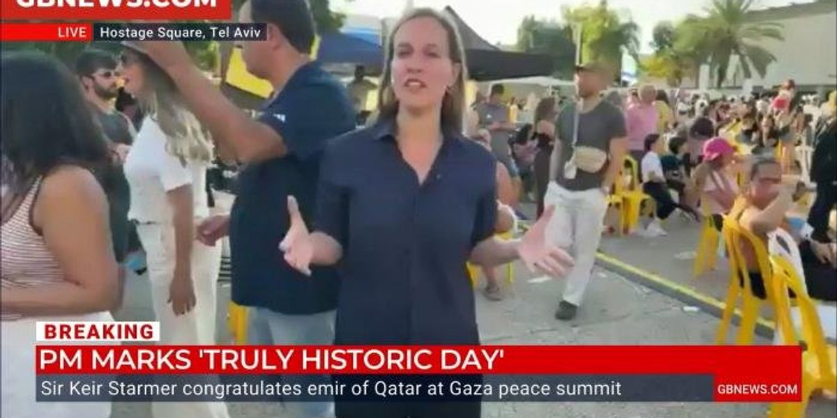 NextImg:WATCH: Audrey MacAlpine reports from the 'festive atmosphere' at Hostage Square in Tel Aviv