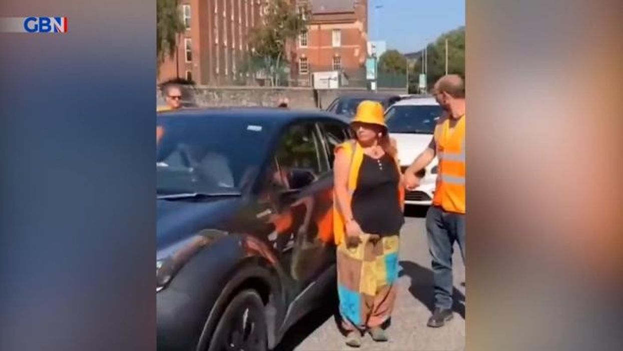 ‘Is this how we treat people trying to save the planet?’ Woke fury as Just Stop Oil protestors ‘practically run over’ by irritated UK drivers