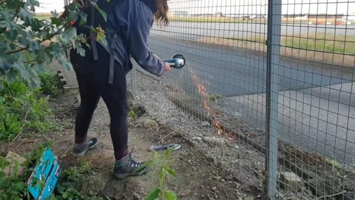 Just Stop Oil take aim at Taylor Swift as eco-activists spray private jets orange at London airport