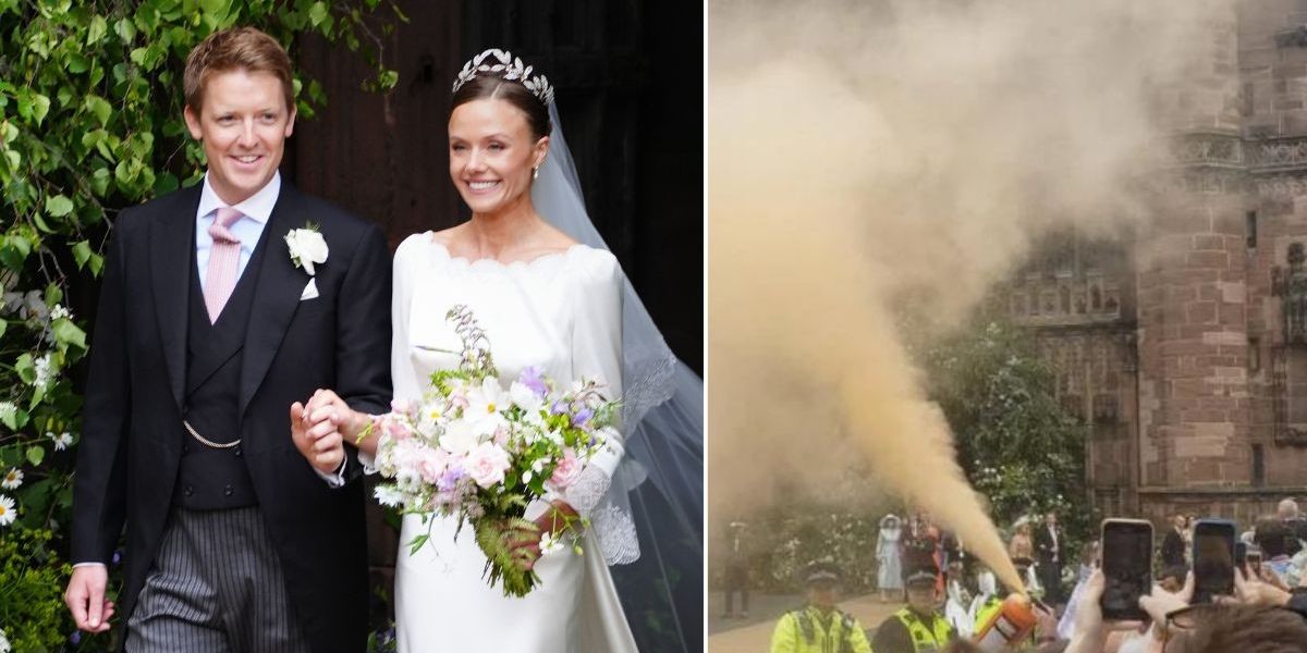 NextImg:GB News viewers slam 'disgusting' Just Stop Oil protesters who disrupted Duke of Westminster’s wedding
