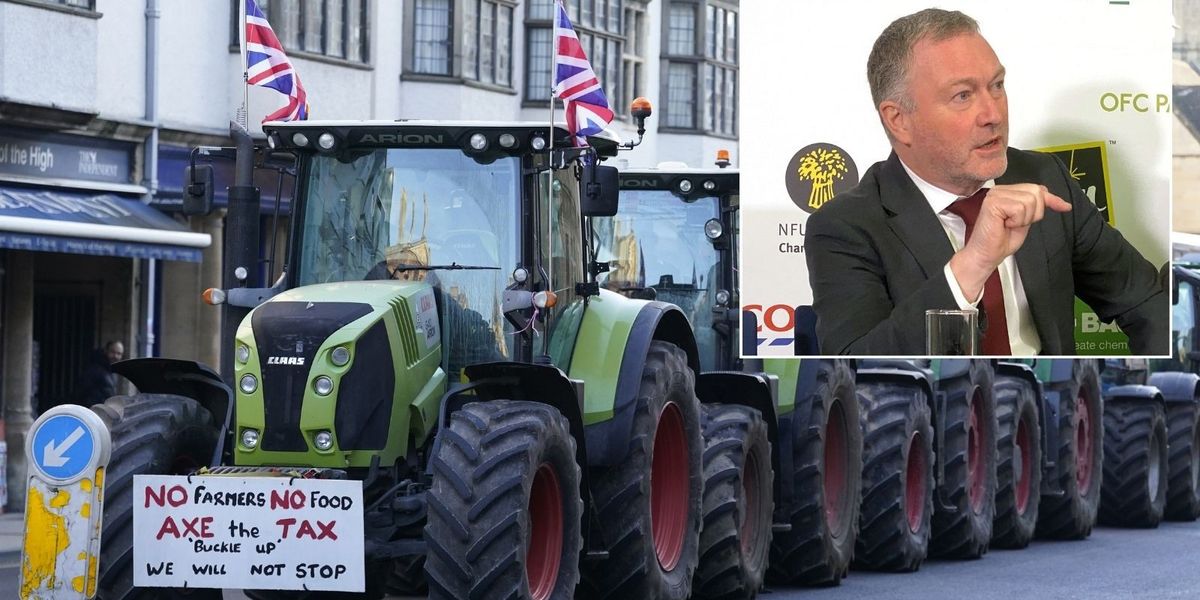 NextImg:'The policy stands!' Environment Secretary Steve Reed sends defiant to farmers as hundreds protest against IHT reforms