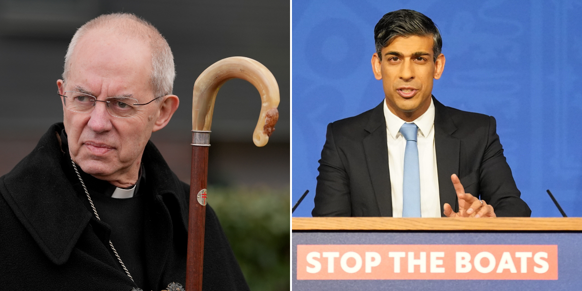 NextImg:Justin Welby says he will not block Rwanda Bill as he concedes 'open borders' are not the answer