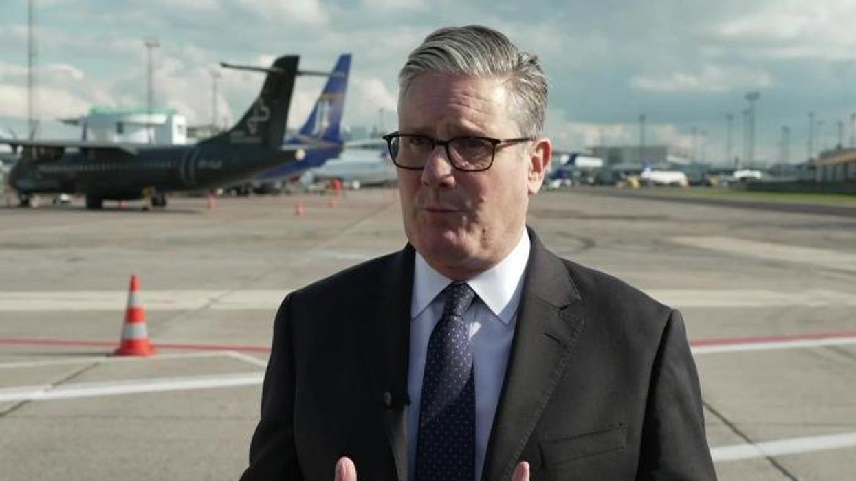 WATCH: Keir Starmer responds on camera to Manchester synagogue attack as he rushes back to Britain