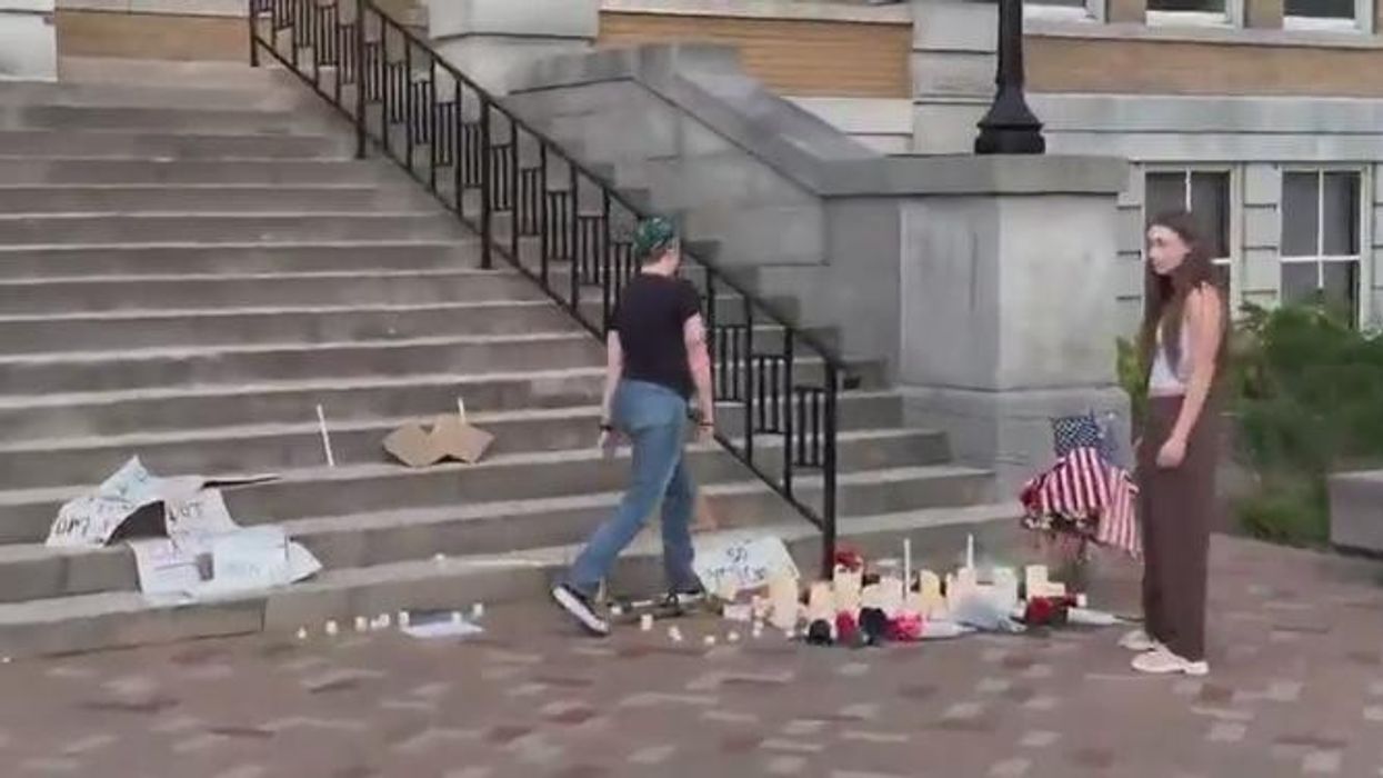 Sisters who destroyed Charlie Kirk memorial left begging for money online after being fired