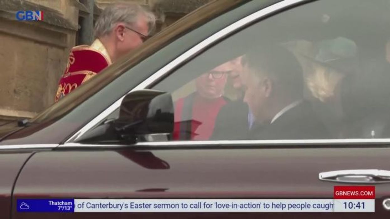 King Charles steps out for Easter service in first official public appearance since cancer diagnosis