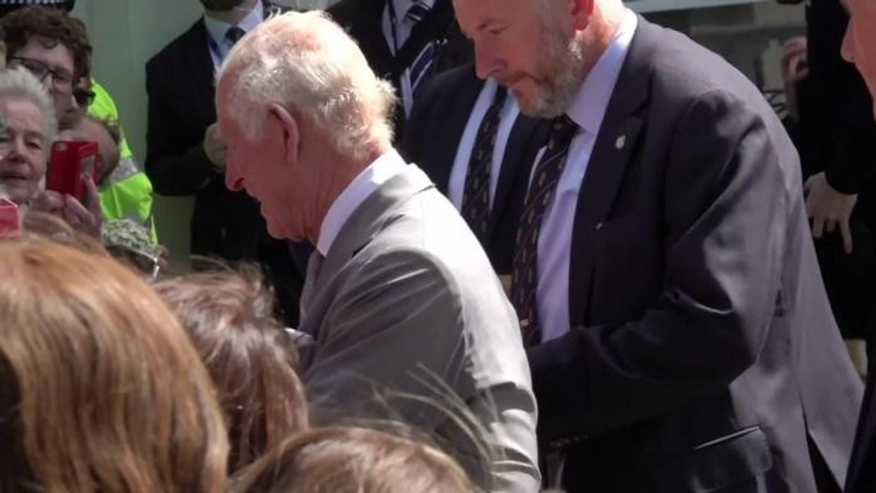 WATCH: King Charles meets members of the public in Southport - 'It's a beautiful thing under the tragic circumstances!'