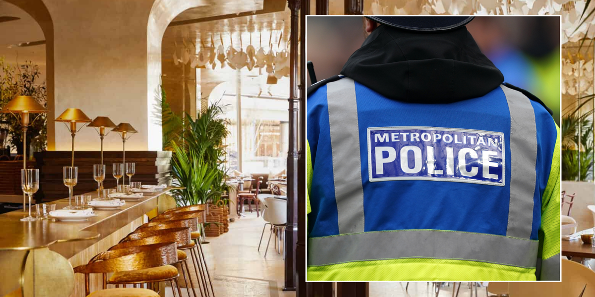 NextImg:'Knife-wielding attackers' storm busy London restaurant and 'confront couple' as diners watch on in horror
