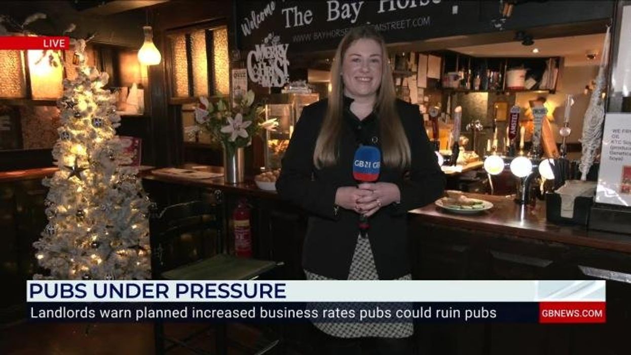 WATCH: Pub landlord tells GB News 'we can't give anymore' as industry squeezed by Labour's tax hikes