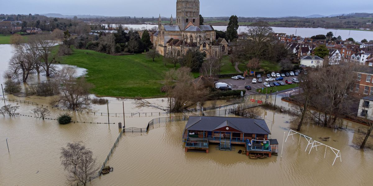 NextImg:Entire UK town underwater as major floods hit – and Met Office warns of more to come
