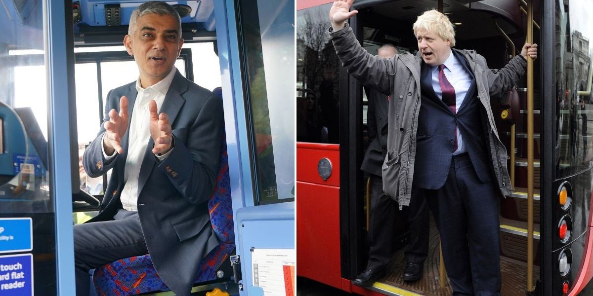 NextImg:Sadiq Khan could axe Boris Johnson's buses as London Mayor looks to promote electric and hydrogen vehicles