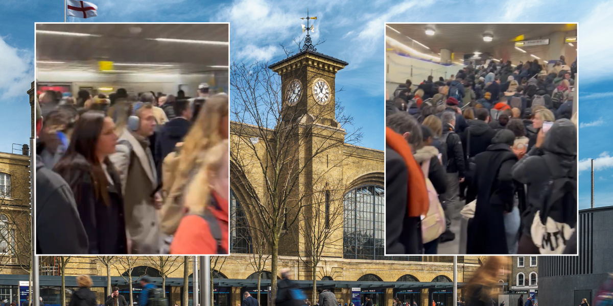 NextImg:King's Cross St Pancras evacuated: Commuters desert major London train station as Storm Conall sparks travel chaos
