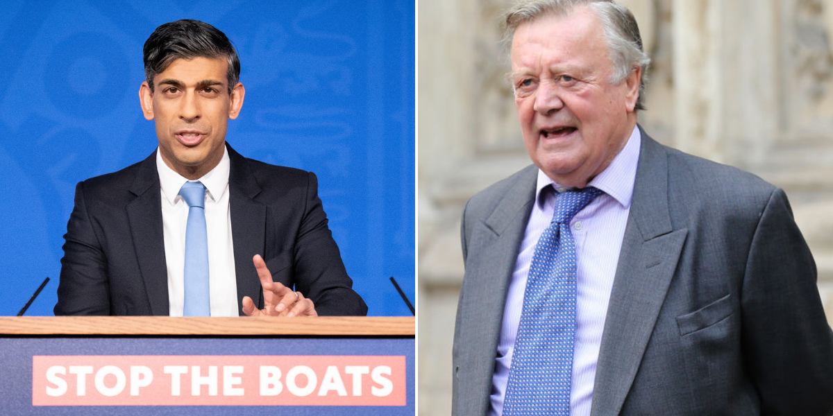 NextImg:Britain hurtling towards 'elected dictatorship' as Lord Ken Clarke issues fiery attack on Sunak's Rwanda bill