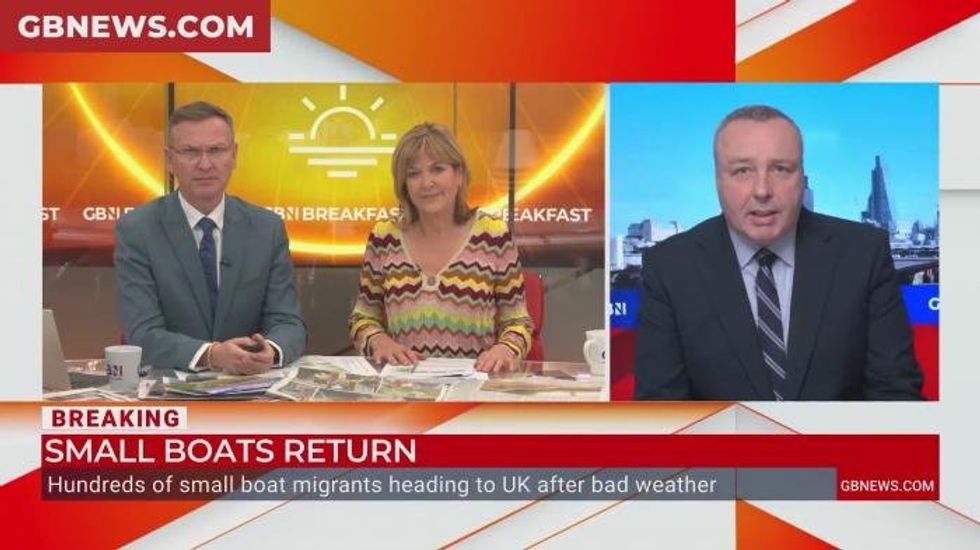 Channel calm shattered as HUNDREDS of small boat migrants set sail for Britain after 28-day lull