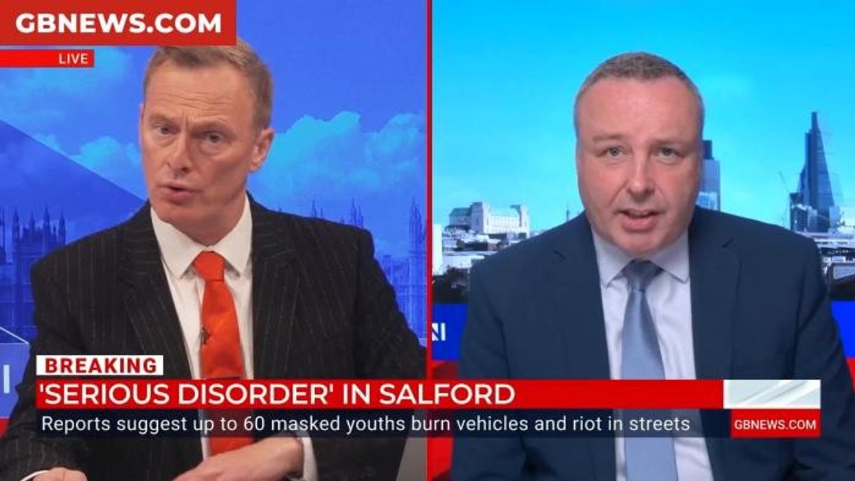'Serious disorder' erupts in Salford as up to 60 masked youths burn vehicles and riot in streets