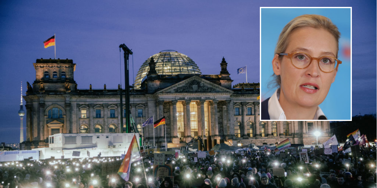 NextImg:'Britain was right to leave EU' claims German hard-right leader as she calls for 'Dexit' referendum