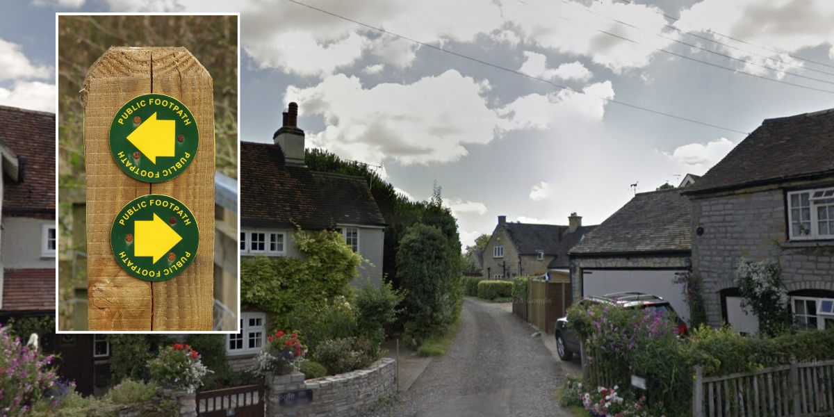 NextImg:Neighbours go to war after businessman blocks historic footpath with new snug at £800k home