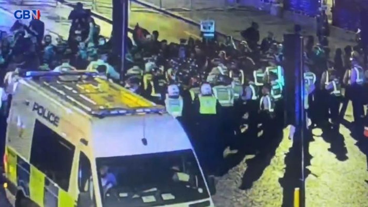 Pro-Palestine protesters in VIOLENT CLASHES as police officers injured and 40 activists arrested