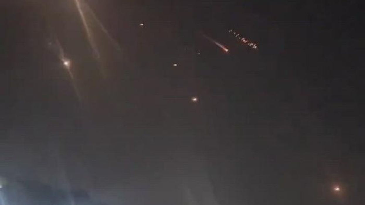 WATCH: Moment explosions light up the sky above Jerusalem in UNPRECEDENTED ATTACK on Israel