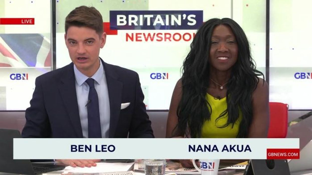 Watch hilarious moment GB News star walks off set as he’s questioned over new look