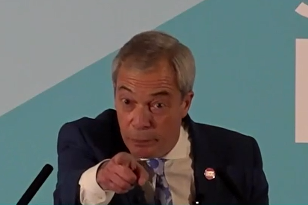 Watch moment Nigel Farage spells out four-letter word that will lead to Reform UK success in Scotland