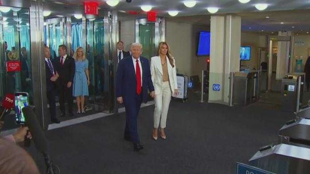 Donald and Melania Trump caught in fiery row as US President seen waving finger at First Lady as she shakes her head