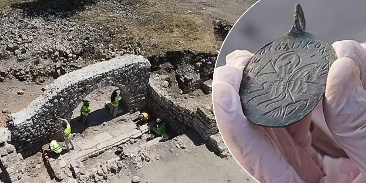 NextImg:Bible mystery may be solved after discovery of 1,600-year-old bronze pendant