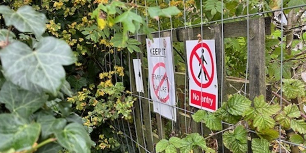 NextImg:National Lottery winner fined for blocking public footpath next to his house claims he was worried about crime and dogs fouling in his garden