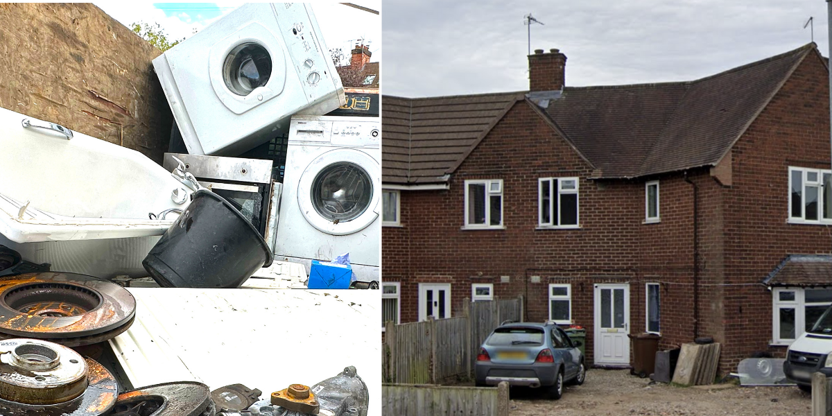 NextImg:Neighbour complaint to council forces man out of his home after front garden turned into huge rubbish dump