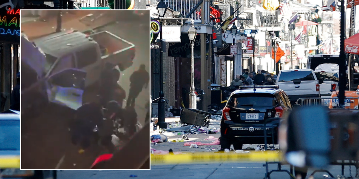 NextImg:New details behind 'evil' New Orleans attack emerge after 'three men and a woman' caught 'placing explosives' on CCTV