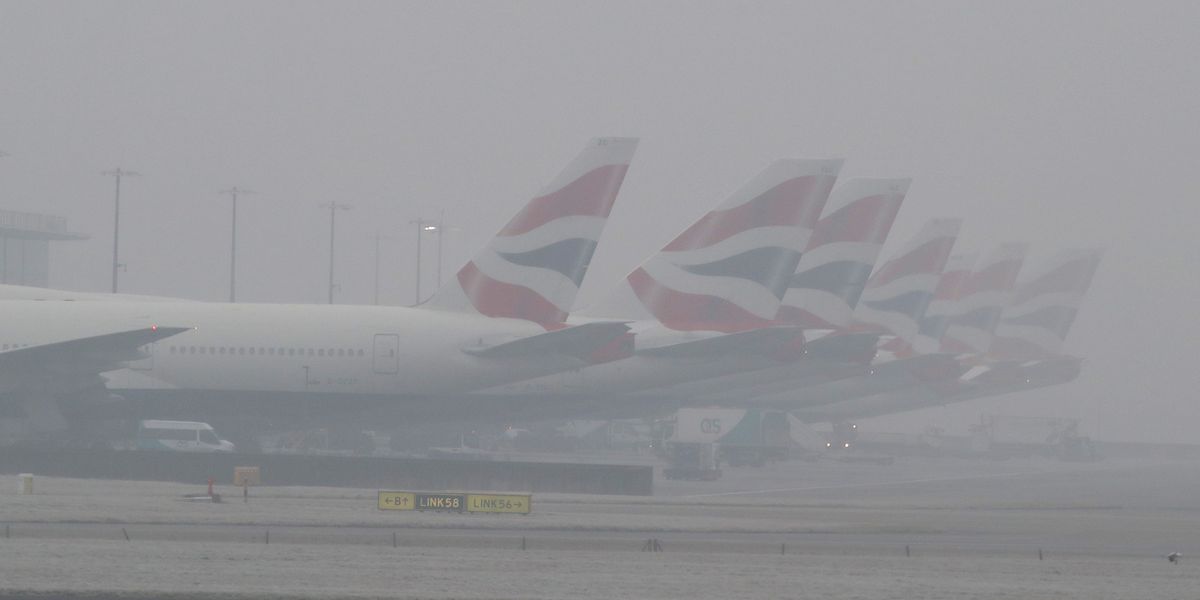 NextImg:Festive travel chaos erupts at key UK airports as fog grounds flights across Britain