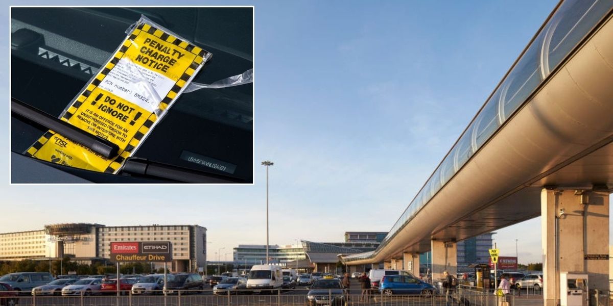 NextImg:Dad charged £100 after taking '20 seconds' to pick up daughter from Manchester Airport