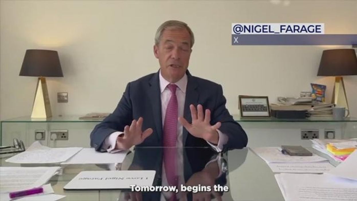 Nigel Farage surrenders 'all shares' in Reform UK as he gives up ownership ahead of party conference