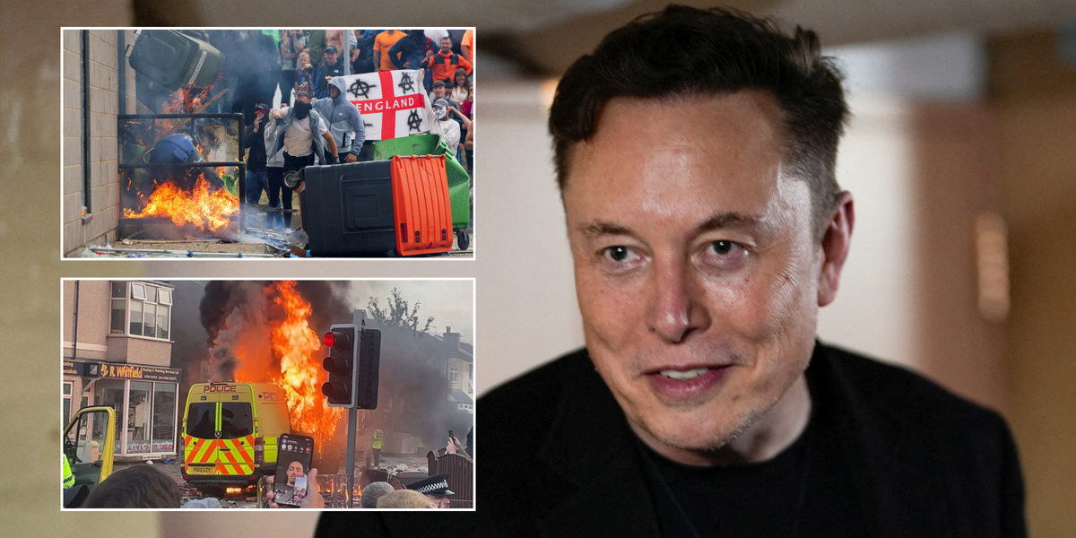 NextImg:Elon Musk DEFENDS free speech for hundreds of Britons as it's revealed he REFUSED to hand over account details to police amid Southport unrest