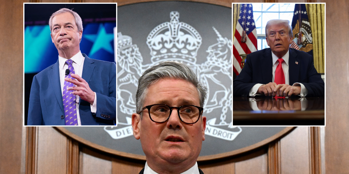 NextImg:Farage advises Starmer on Trump ahead of 'difficult' White House trip - 'He's sharp as hell!'