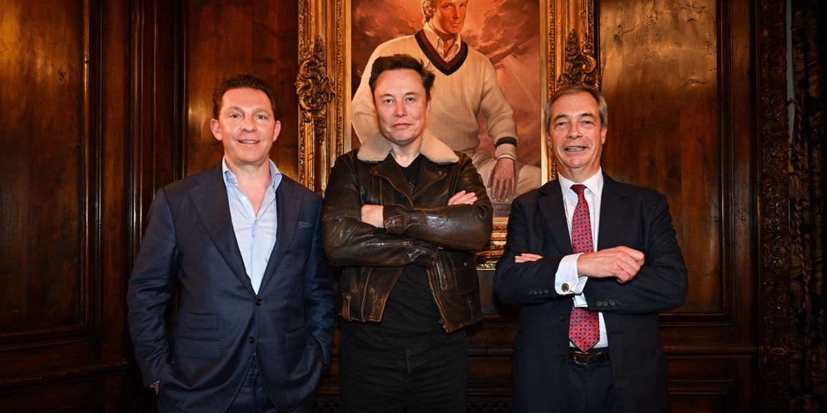NextImg:Farage hails Elon Musk an 'absolute hero figure' as Reform leader outlines how tech tycoon will help transform the party and beat the Tories