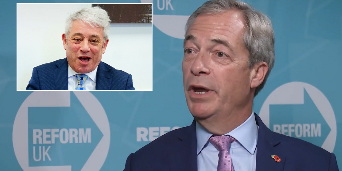NextImg:Nigel Farage takes brutal swipe at ‘little creep’ John Bercow over Donald Trump row