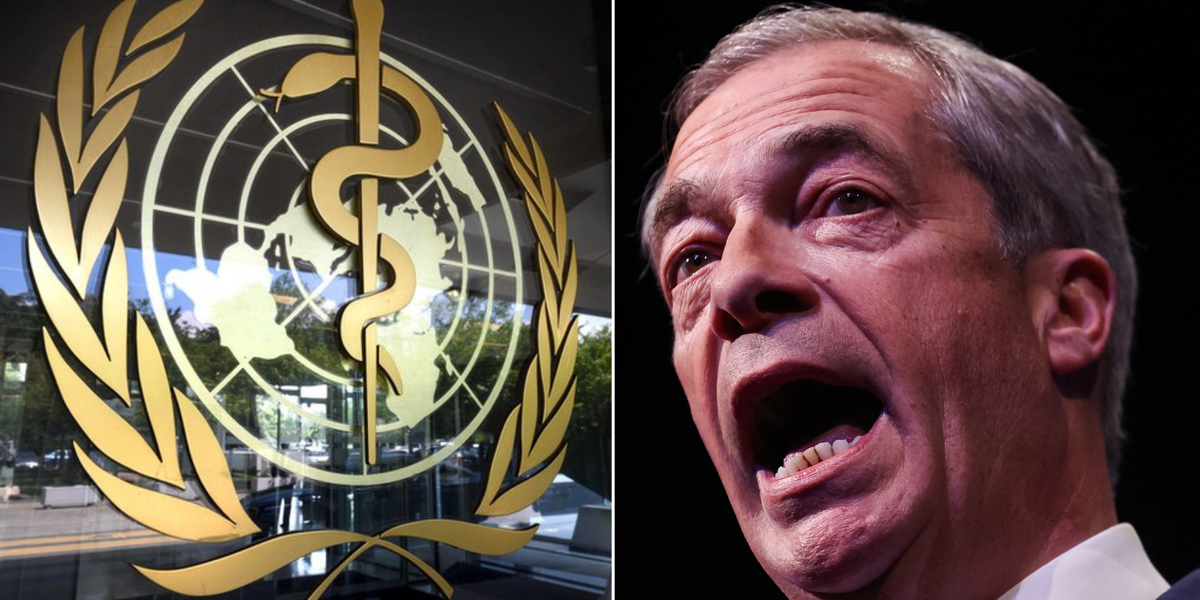 NextImg:Nigel Farage joins campaign to reform the WHO and stop 'terrifying' pandemic treaty