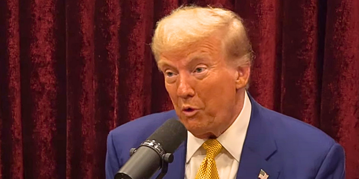 NextImg:Trump hits out at 'stupid women' after admitting major mistake in Joe Rogan interview